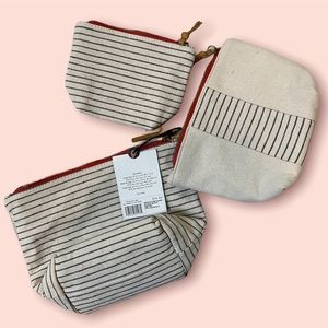HEARTH & HAND MAKEUP POUCHES